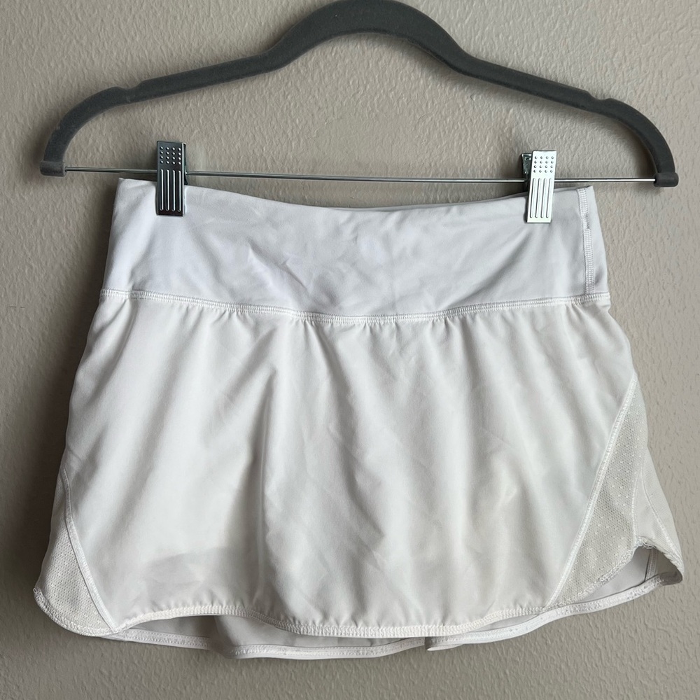 lululemon athletica White Mini Skirt